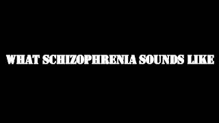 What schizophrenia sounds like [upl. by Kciremed336]