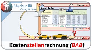 Betriebsabrechnungsbogen einfach erklärt Kostenstellenrechnung [upl. by Bora]