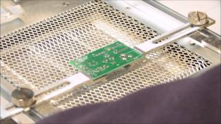 SMD soldering paste components placement hot air soldering [upl. by Lekcar858]