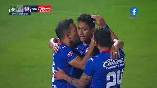 Gol de L Romo  Santos 01 Cruz Azul  Liga BBVA MX  Guard1anes 2021  Gran Final IDA [upl. by Irpak]