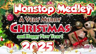 Best Nonstop Christmas Songs Medley 2025🎅🏼Christmas Songs Of All Time🎄Christmas Playlist 2025 [upl. by Melva]