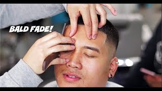 BARBER TUTORIAL BALD FADE 4 ON TOP HD [upl. by Arimak906]