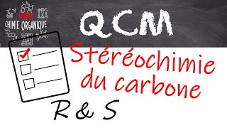 QCM stéréochimie du carbone [upl. by Pavier]