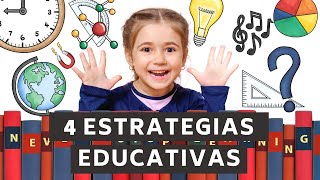 4 ESTRATEGIAS EDUCATIVAS INNOVADORAS [upl. by Eugeniusz710]