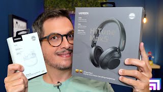 HiTune Max 5 e HiTune T6 Novos Fones Bons e Baratos da UGREEN Unboxing e Avaliação [upl. by Horst]