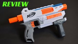 Review Nerf Modulus Mediator with Stock and Barrel Attachments [upl. by Anil679]