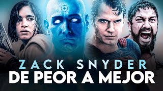 ZACK SNYDER Todas sus películas de peor a mejor [upl. by Atarman]