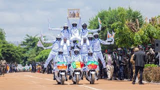 Défilé du groupement motorisé de la gendarmerie nationale malienne 22 Septembre 2024 [upl. by Aicilra]