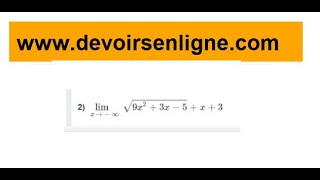 limites et continuité  technique de calcul des limites le conjugué ou la factorisation [upl. by Sldney]