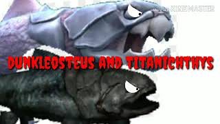 Dunkleosteus and titanichthys vs the bloop [upl. by Ecirahs188]