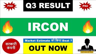 IRCON Q3 Results 2024  IRCON results today  IRCON dividend 2024  IRCON share latest news  ircon [upl. by Alyt]