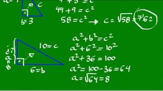 Teorema de Pitagoras ejercicios y demostración [upl. by Bluhm]