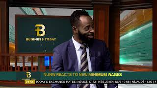 BUSINESS TODAY  NUNW reacts to new minimum wages  nbc [upl. by Attem956]