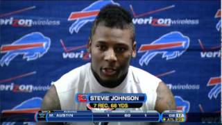 Stevie Johnson 5 Dropped Passes  Harsh TV Crew [upl. by Lubbi]