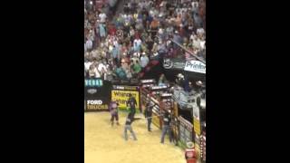 Bushwackers final out with Mike Lee PBR world finals Las Ve [upl. by Lytsirhc]