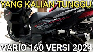 VARIO 160 2024 TERBARU CBS ACTIVE MATTE BLACK [upl. by Ogram]