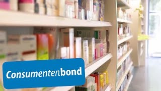 Kosten eerste uitgifte bij de apotheek Consumentenbond [upl. by Hollingsworth]