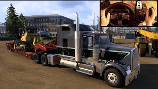 American Truck Simulator  TrackIR  18 speed manual shifter [upl. by Thamos670]