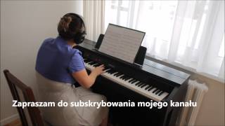 Księżyc raz odwiedził staw  Akademia Pana Kleksa  piano cover [upl. by Diva]