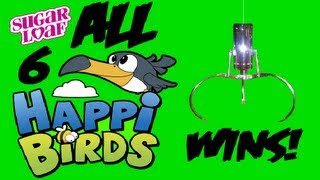 All 6 Sugarloaf Happi Bird Claw Machine Wins [upl. by Quartas]