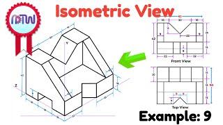 Mastering Isometric Views Engineering Drawing Tutorial for Beginners [upl. by Artcele770]