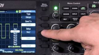 Saving Waveforms and Setups [upl. by Evangelist]