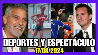 RESUMEN DE NOTICIAS DEPORTES Y ESPECTÁCULO  17082024  ASN [upl. by Brigette941]