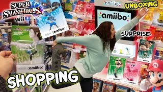 Amiibo Shopping w FGTEEV Mom amp Chase Surprise  Unboxing Super Smash Bros 4 WiiU  Wave 1 [upl. by Nyrem]