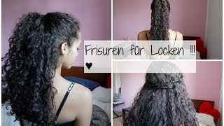 Schnelle amp Einfache Frisuren für Locken [upl. by Otilesoj167]