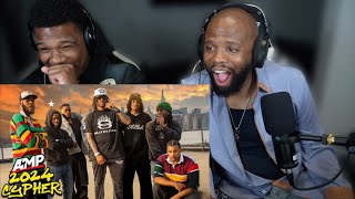 Pops Reacts To AMP FRESHMAN CYPHER 2024 [upl. by Cassaundra]