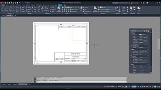 AutoCAD 2023 Title Block Layout application [upl. by Gillett]