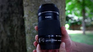 Canon EFS 55250mm IS STM Review [upl. by Ahsieki]