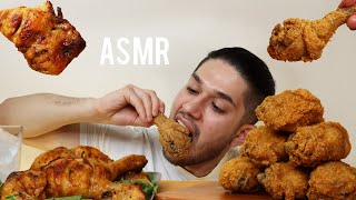 ASMR FRIED CHICKEN VS GRILLED CHICKEN  MUKBANG REAL EATING SOUNDS [upl. by Tiphani631]