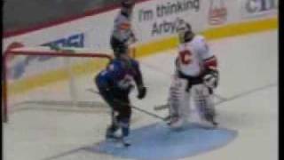 Wojtek Wolski Shootout Goal Vs Kiprusoff [upl. by Bard704]