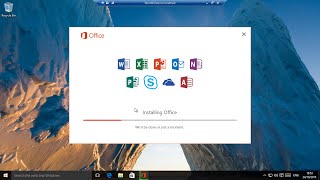 Install Office 2016 On Windows 10 [upl. by Dola]