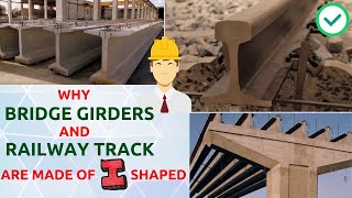 Why girders are made i shaped  Girder Bridge  Bridge Engineering  Lec  02 [upl. by Aramat834]