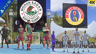 Mohun Bagan SG vs East Bengal FC  Desi Street Style Football  FIFA 24 Gameplay [upl. by Edmea679]