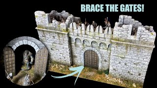 I Built a Ruined Gatehouse Diorama for WARHAMMER [upl. by Ayamat]