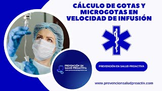 👩‍⚕️Cálculo de GOTAS y MICROGOTAS en velocidad de infusión 🩺 [upl. by Pascoe946]