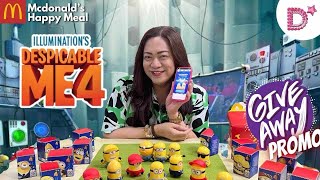 Mcdonald’s Happy Meal Despicable Me 4 June 2024 release [upl. by Naziaf]