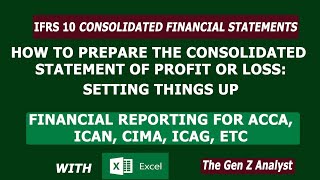 Consolidated Statement of Profit or Loss Part 1 IFRS 10 [upl. by Pillihp]