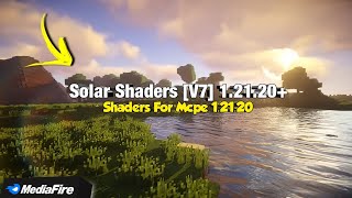 Solar Shaders V7 12120 Shaders For Mcpe 12120 Realistis Shaders Dgn Pencaharian Yang Banyak [upl. by Aspasia]