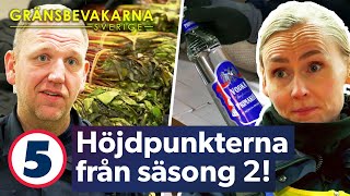 Best of Gränsbevakarna säsong 2  Tullens märkligaste fynd  Gränsbevakarna Sverige  Kanal 5 [upl. by Porche853]