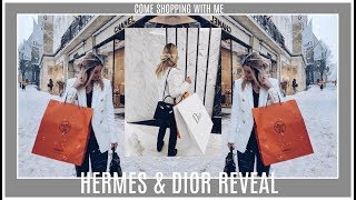 HERMES amp DIOR REVEAL  COME SHOPPING WITH ME  IAM CHOUQUETTE [upl. by Ardaed533]