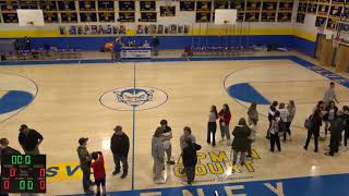 Poultney vs arlington Boys Varsity Basketball [upl. by Ayamat]