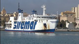 ANTONELLO DA MESSINA della SIREMAR in arrivo al porto di TRAPANI pt2 [upl. by Vanthe]