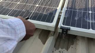 Solar drainage clamp  Water drain clips for solar panels contact 917984860379 [upl. by Eenor422]