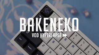 Cannon Keys Bakeneko60 w Lavender Switches Sound Test  Build Vod [upl. by Nedak]