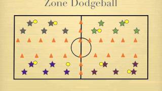 Physical Education Games  Zone Dodgeball [upl. by Riada679]