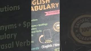 black Book English antonyms synonyms and ows idiom all ssc exam chsl CPO bank railway etc [upl. by Agatha]